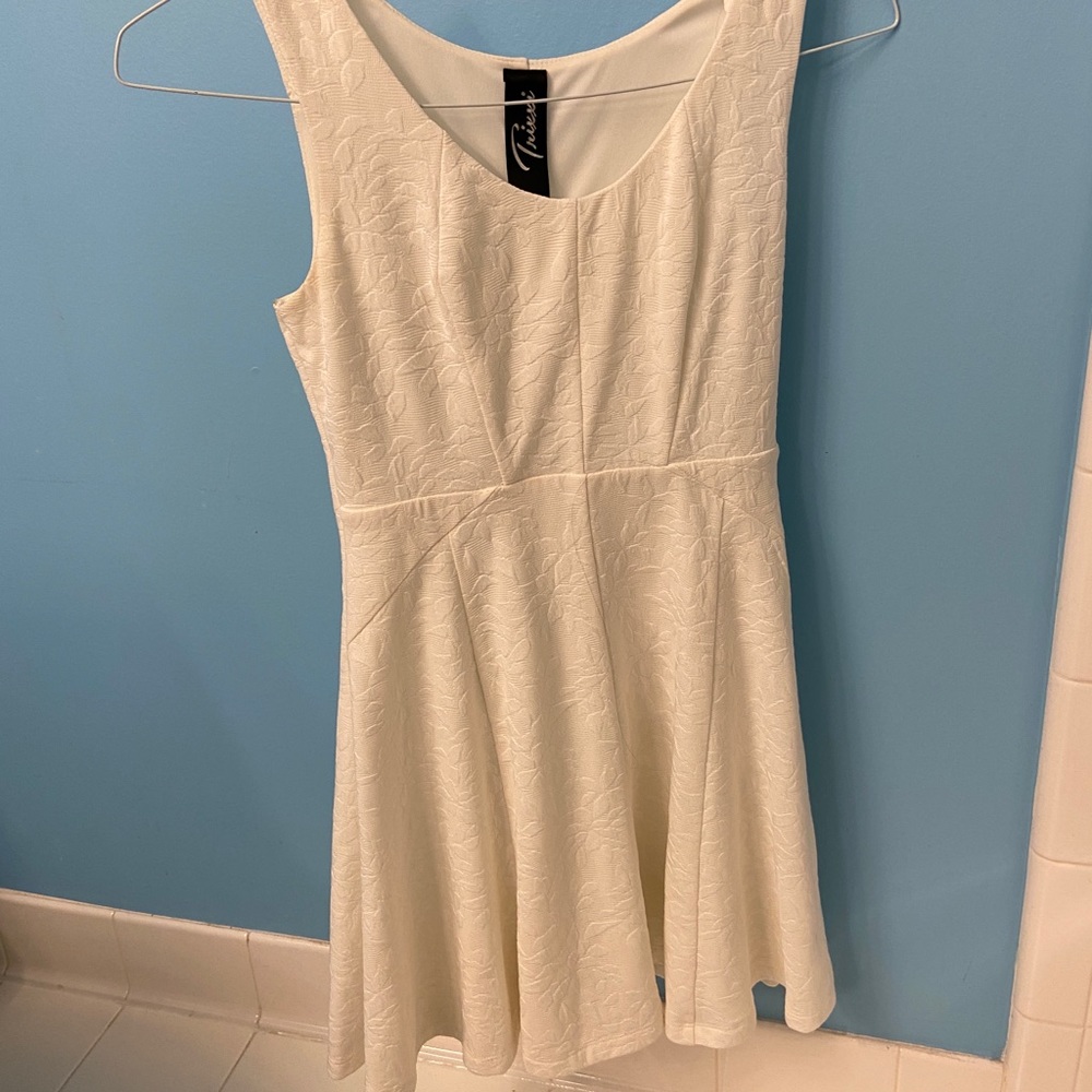 White Flare Dress